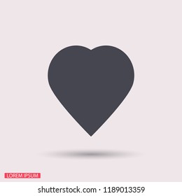 Heart icon  vector 10 eps design