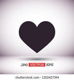Heart icon  vector 10 eps design