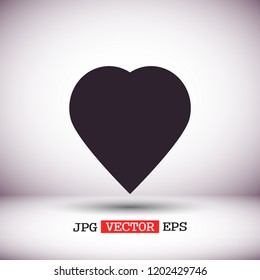 Heart icon  vector 10 eps design