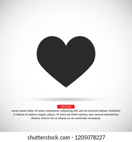 Heart icon  vector 10 eps design