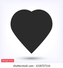 Heart icon  vector 10 eps design