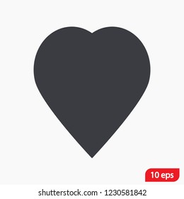 Heart icon  vector 10 eps design