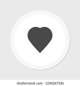 Heart icon  vector 10 eps design