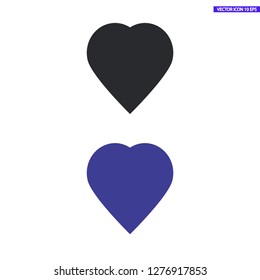 Heart icon  vector 10 eps design