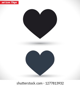 Heart icon  vector 10 eps design