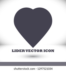 Heart icon  vector 10 eps design
