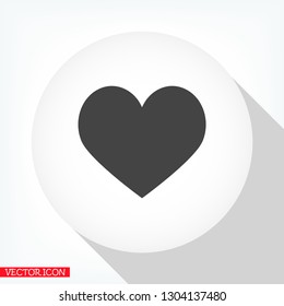 Heart icon  vector 10 eps design