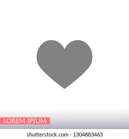 Heart icon  vector 10 eps design