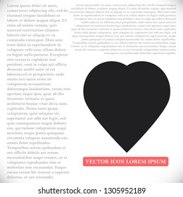 Heart icon  vector 10 eps design