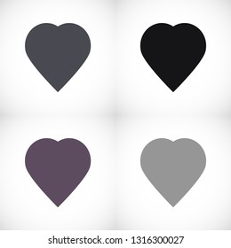 Heart icon  vector 10 eps design