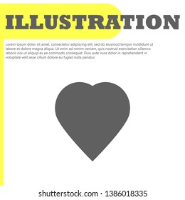 Heart icon  vector 10 eps design.  