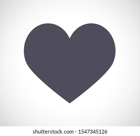 Heart icon vector 10 eps design. lorem ipsum Flat Design JPG