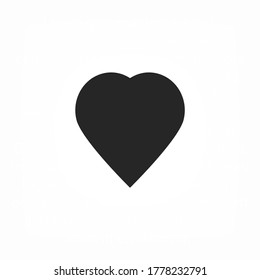 Herzsymbol, Vektorgrafik 10 eps Design. lorem ipsum flaches Design JPG