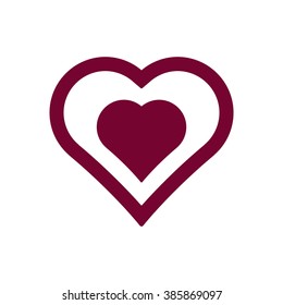  Heart icon Vector