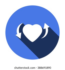 Heart icon Vector