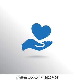 Heart icon vector