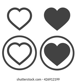 Heart Icon Vector.