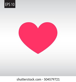Heart Icon Vector.