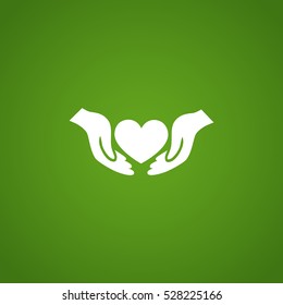  Heart icon vector .