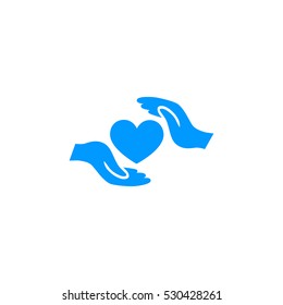  Heart icon vector .