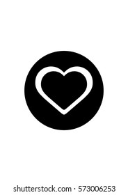 Heart icon, Vector