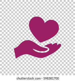  Heart icon vector .