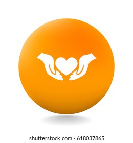  Heart icon vector .