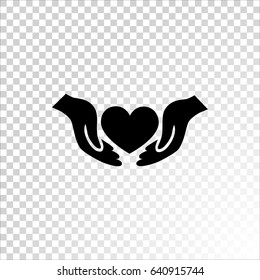  Heart icon vector .