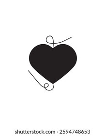 heart icon, vector best flat icon.