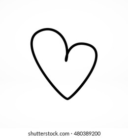 heart icon, vector best flat icon, EPS
