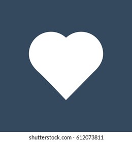 heart icon, vector best flat icon, EPS