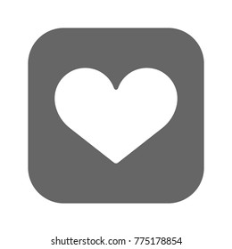 heart icon, vector best flat icon, EPS