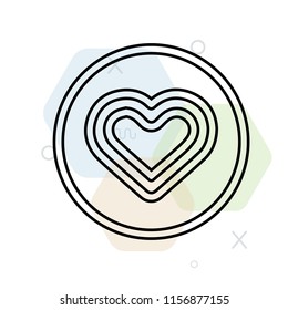 Heart icon vector can be used as png, Heart