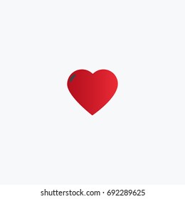 Heart icon vector, can be used for web and mobile design