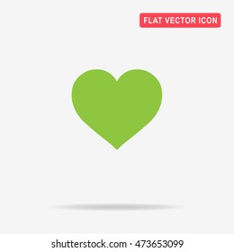 Heart icon. Vector concept illustration for design.