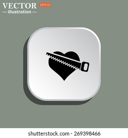 heart. icon. vector design