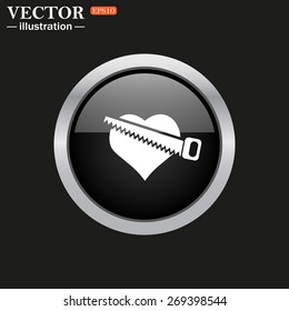 heart. icon. vector design