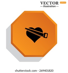 heart. icon. vector design