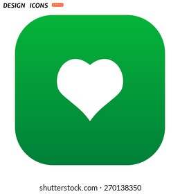 heart. icon. vector design