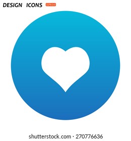 heart. icon. vector design
