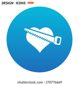 heart. icon. vector design