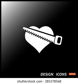 heart. icon. vector design