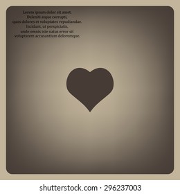 heart. icon. vector design