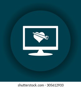 heart. icon. vector design