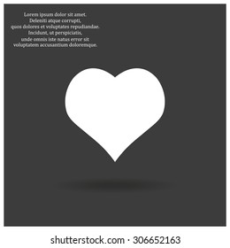 heart. icon. vector design