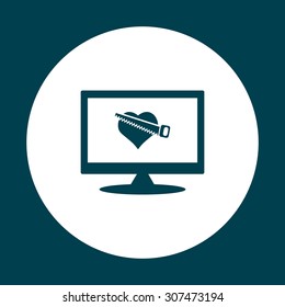heart. icon. vector design