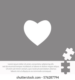 Heart  icon Vector design.