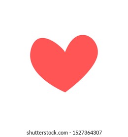 heart icon vector design concept. love symbol art background minimalistic valentine's day.