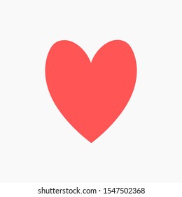 heart icon vector design concept. love symbol art background minimalistic valentine's day.