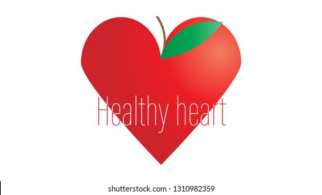 Heart Icon Vector Design. Healthy Heart Logo